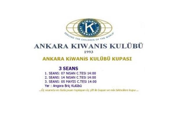 Ankara Kiwanis Kulübü 1. Briç Turnuvası